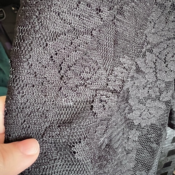 BCBGENERATION Black Lace Romper size 2 - Picture 7 of 8